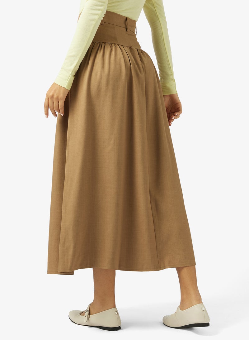 Ginger Corset Waist A Line Skirt - Image 3